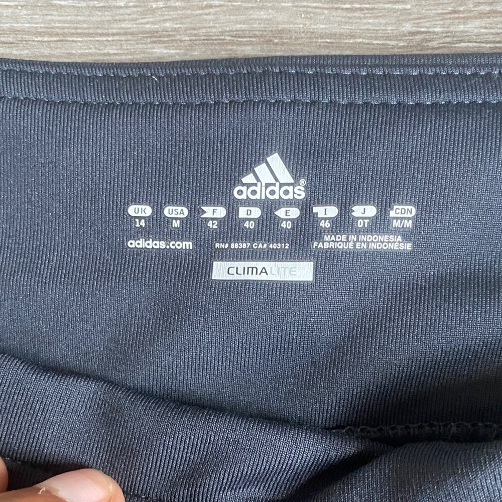 NWT Adidas Charcoal Performance Leggings - Picture 7 of 10